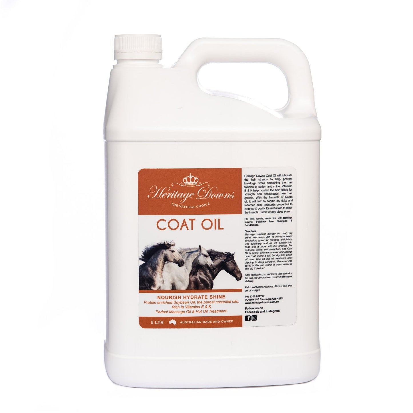 Heritage Downs Neem Coat Oil
