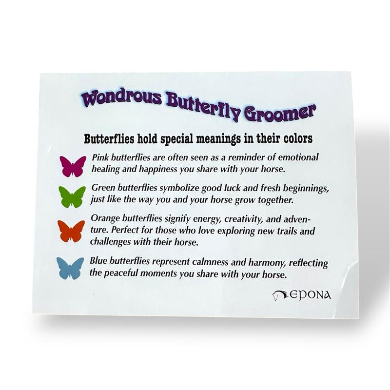 EPONA
Butterfly Groomer Curry Brush