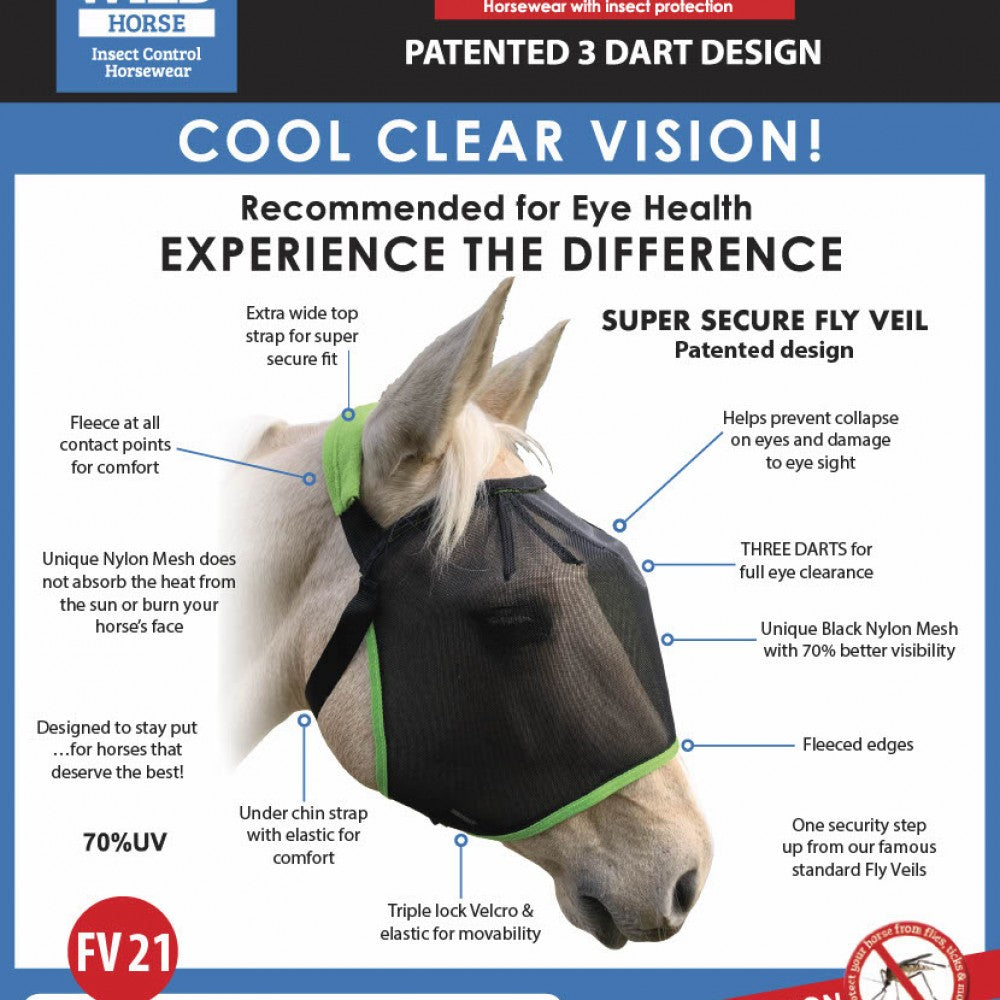 WILD HORSE AUS TRIPLE DART VEILS