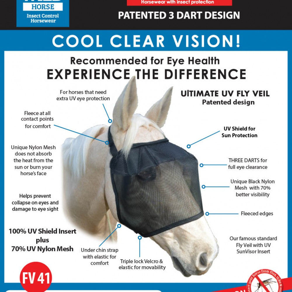 WILD HORSE AUS TRIPLE DART VEILS