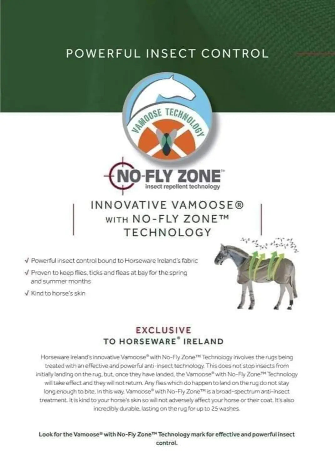 AMIGO BUG BUSTER NO FLY ZONE VAMOOSE® (Permethrin)