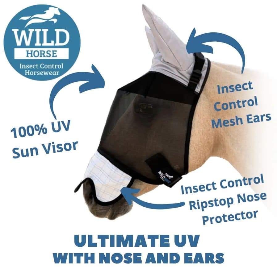 Wild Horse Insect Control Rugs, Veils and Flyboots – ZENN EQUINE - Hard ...