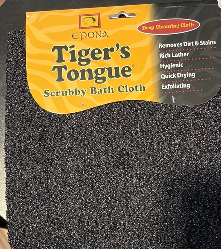 EPONA TIGERS TONGUE SCRUBBY BATH CLOTH