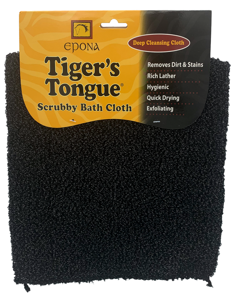 EPONA TIGERS TONGUE SCRUBBY BATH CLOTH