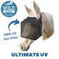 UV PROTECTION 2 PIECE PAIR. Wild Horse Veils With Nose Skirts