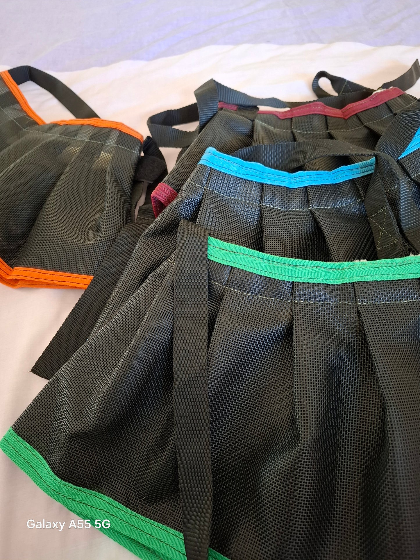 UV PROTECTION 2 PIECE PAIR. Wild Horse Veils With Nose Skirts