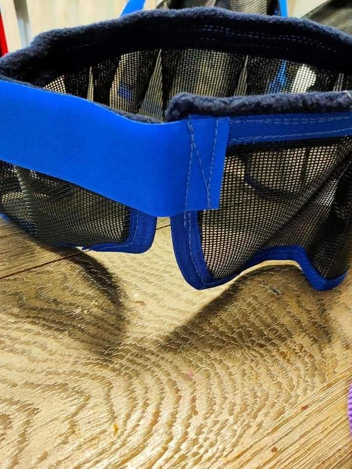 UV PROTECTION 2 PIECE PAIR. Wild Horse Veils With Nose Skirts