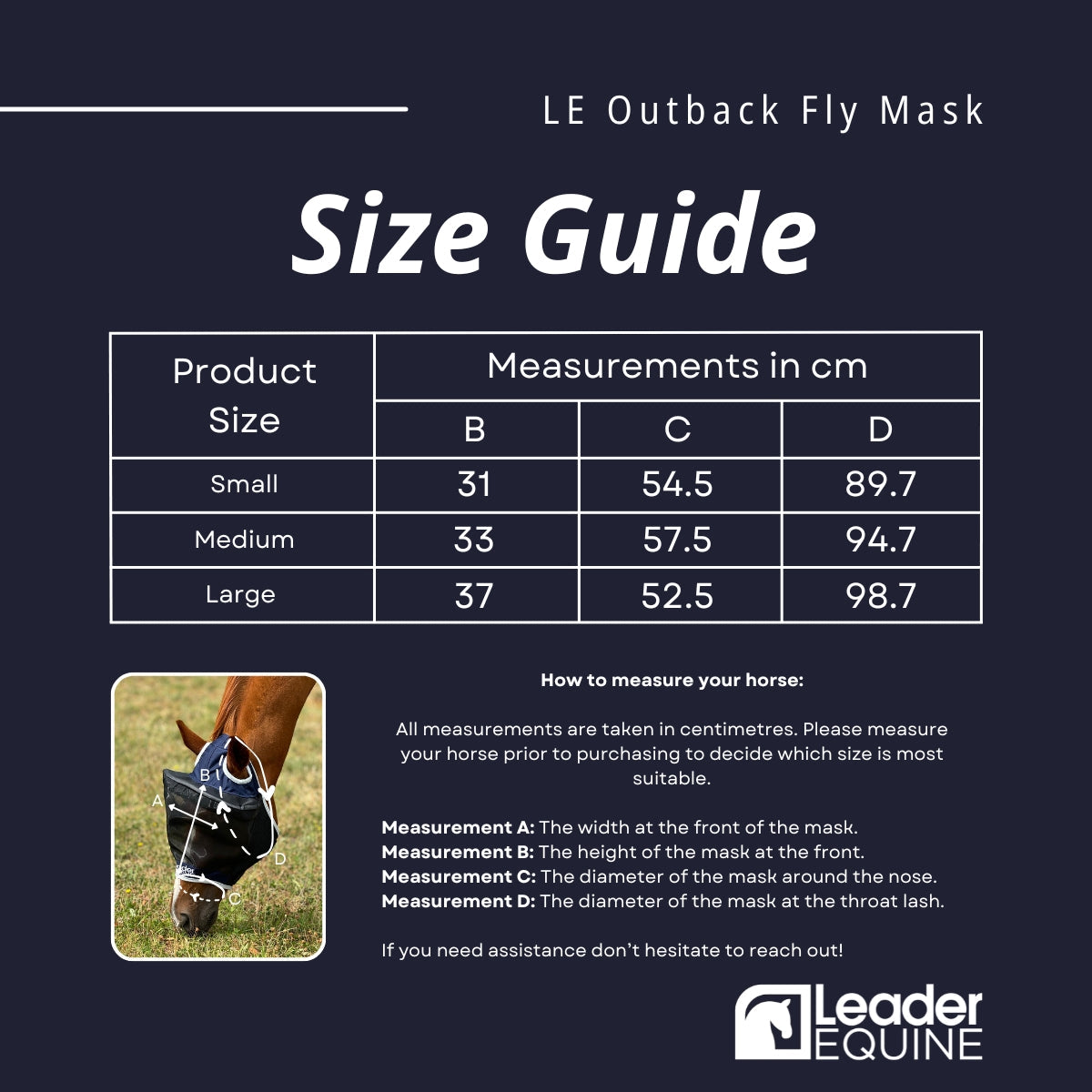 LE Outback Flymask Original
