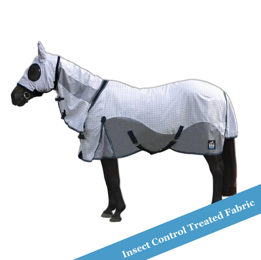 WILD HORSE INSECT CONTROL DUO RUG WITH ATTACHED HOOD