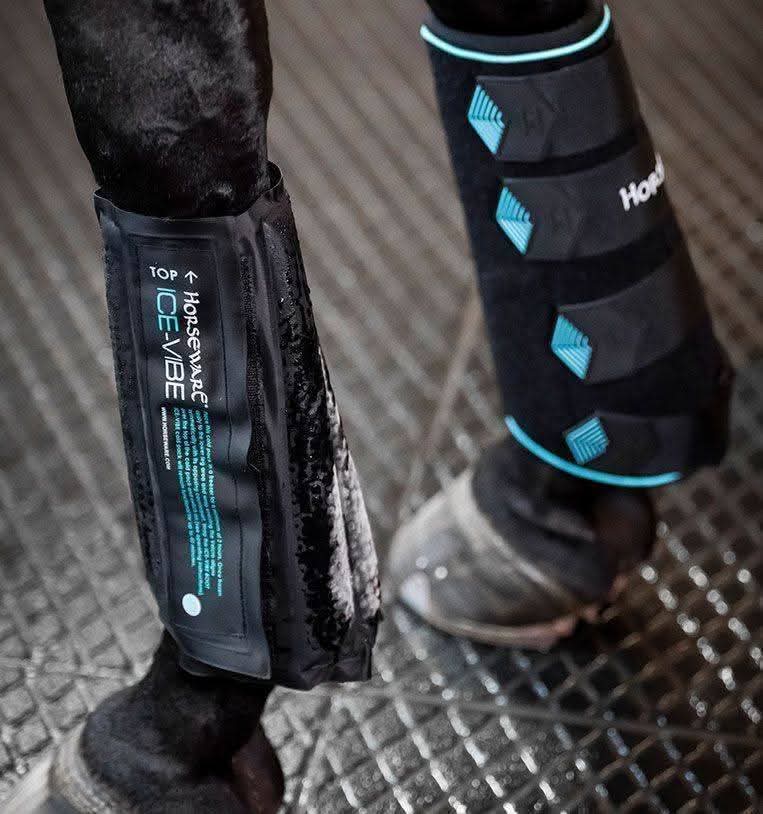 ICE-VIBE TENDON WRAPS WITH EXTRA COLD PACKS (4) Valued at $52.95