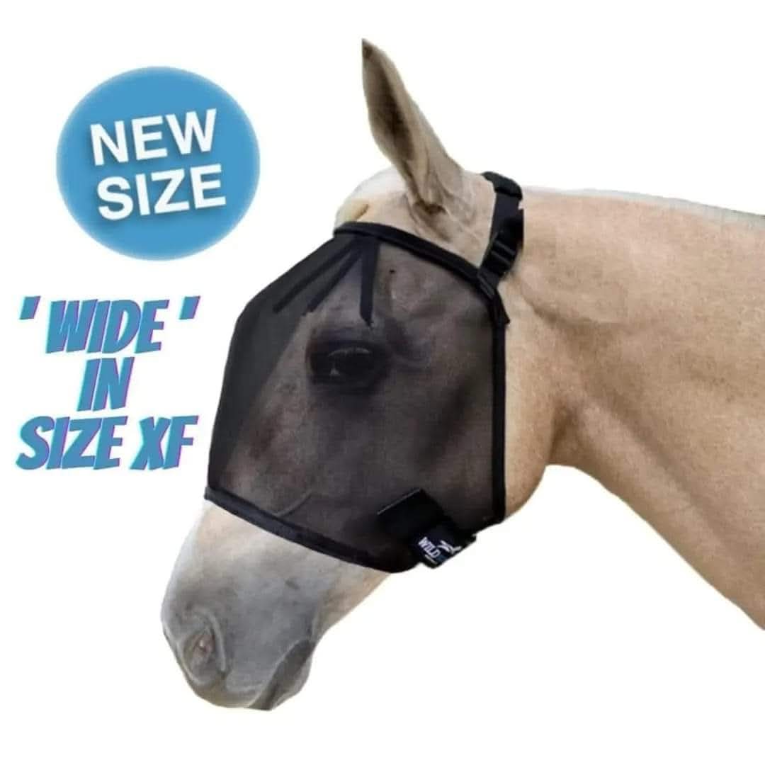 UV PROTECTION 2 PIECE PAIR. Wild Horse Veils With Nose Skirts