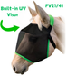 UV PROTECTION 2 PIECE PAIR. Wild Horse Veils With Nose Skirts
