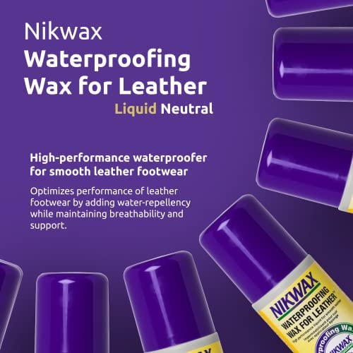 NIKWAX WATERPROOFING WAX/AQUEOUS 125ML FOR LEATHER