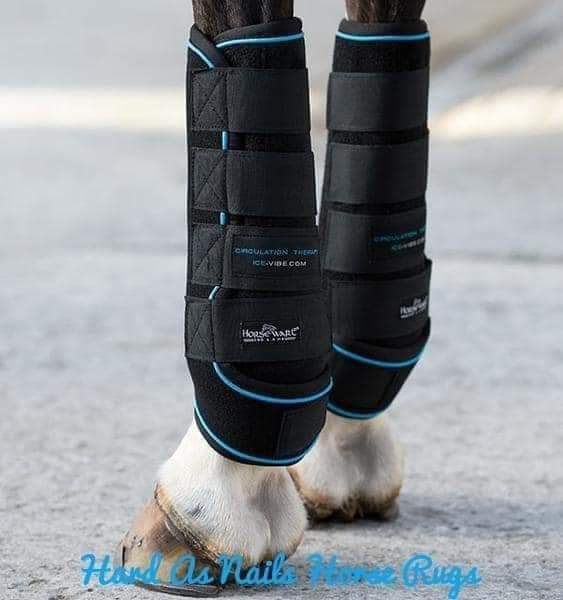 🔖ICE-VIBE TENDON BOOTS WITH EXTRA COLD PACKS (4)AND CARRY BAG