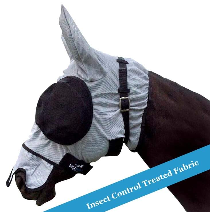WILD HORSE INSECT CONTROL MESH FLY MASK – ZENN EQUINE - Hard As Nails ...
