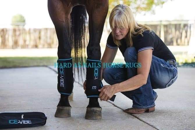 🔖ICE-VIBE TENDON BOOTS WITH EXTRA COLD PACKS (4)AND CARRY BAG