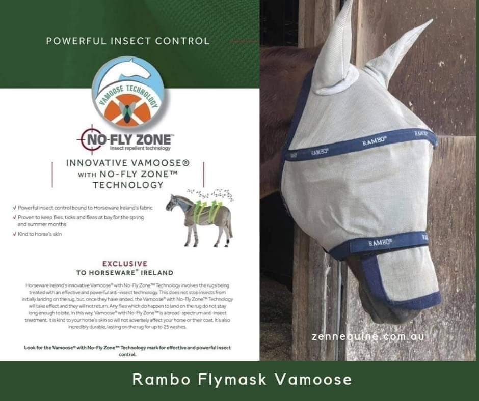 RAMBO VAMOOSE FLYMASK NO FLY ZONE