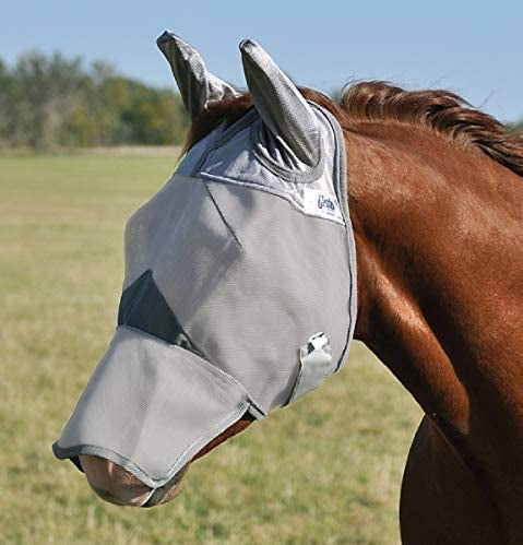 CASHEL CRUSADER & FLY BUSTER FLY MASKS FOR COB, HORSE, WB & DRAFT