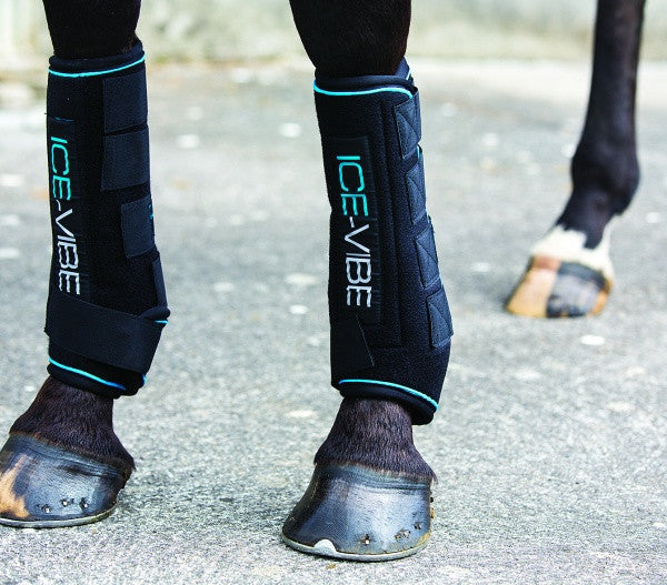 🔖ICE-VIBE TENDON BOOTS WITH EXTRA COLD PACKS (4)AND CARRY BAG