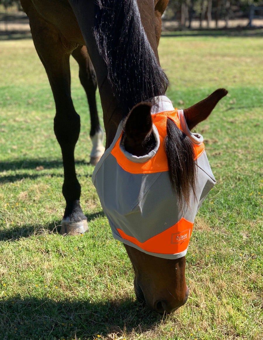 CASHEL CRUSADER & FLY BUSTER FLY MASKS FOR COB, HORSE, WB & DRAFT