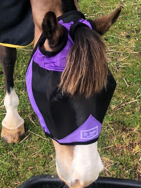 CASHEL CRUSADER & FLY BUSTER FLY MASKS FOR COB, HORSE, WB & DRAFT