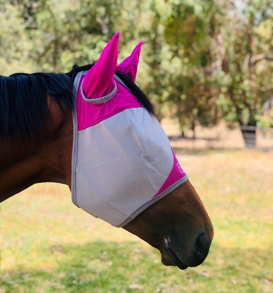 CASHEL CRUSADER & FLY BUSTER FLY MASKS FOR COB, HORSE, WB & DRAFT