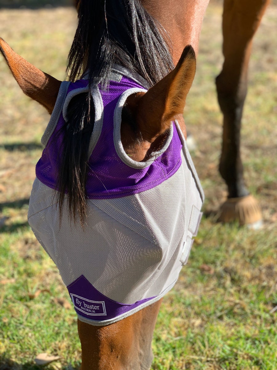 CASHEL CRUSADER & FLY BUSTER FLY MASKS FOR COB, HORSE, WB & DRAFT