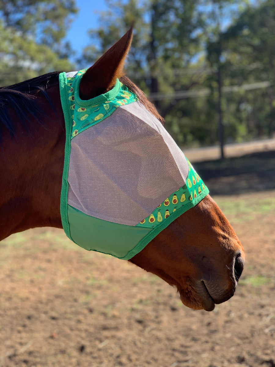 CASHEL CRUSADER & FLY BUSTER FLY MASKS FOR COB, HORSE, WB & DRAFT