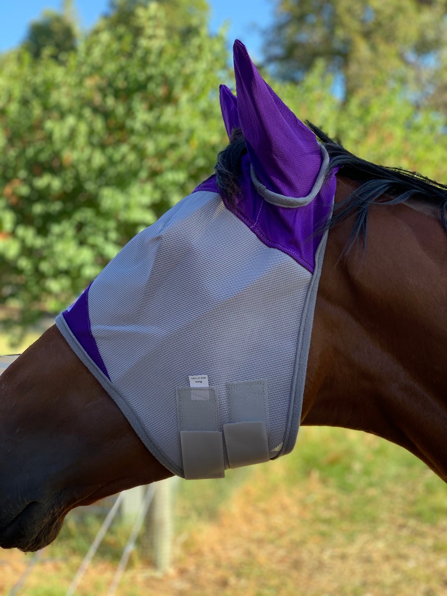 CASHEL CRUSADER & FLY BUSTER FLY MASKS FOR COB, HORSE, WB & DRAFT