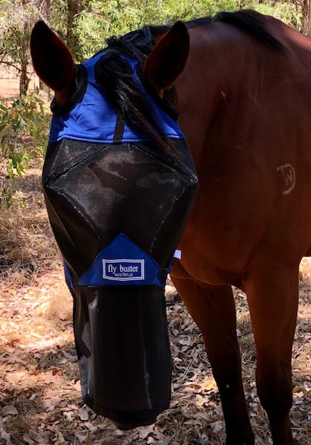 CASHEL CRUSADER & FLY BUSTER FLY MASKS FOR COB, HORSE, WB & DRAFT