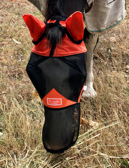 CASHEL CRUSADER & FLY BUSTER FLY MASKS FOR COB, HORSE, WB & DRAFT